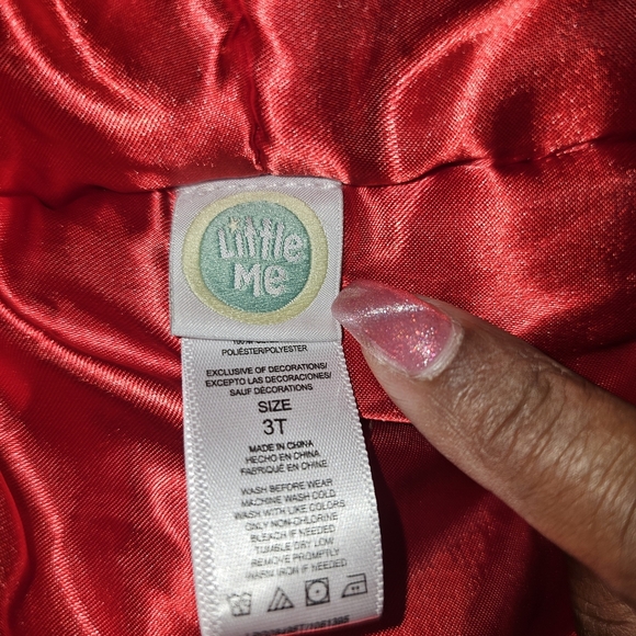 Little Me Leopard Print Pea Coat - Picture 6 of 9